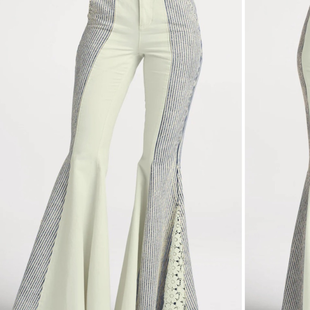 Striped Flare Pants